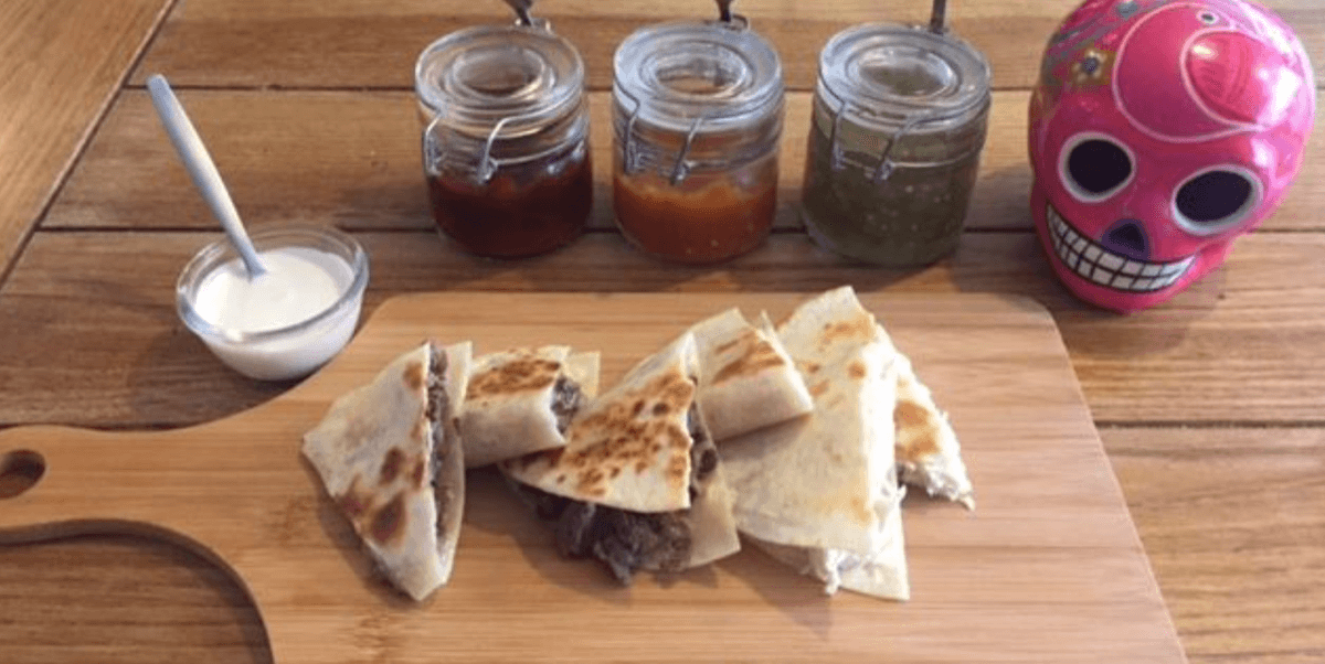 Beef Quesadillas del dia